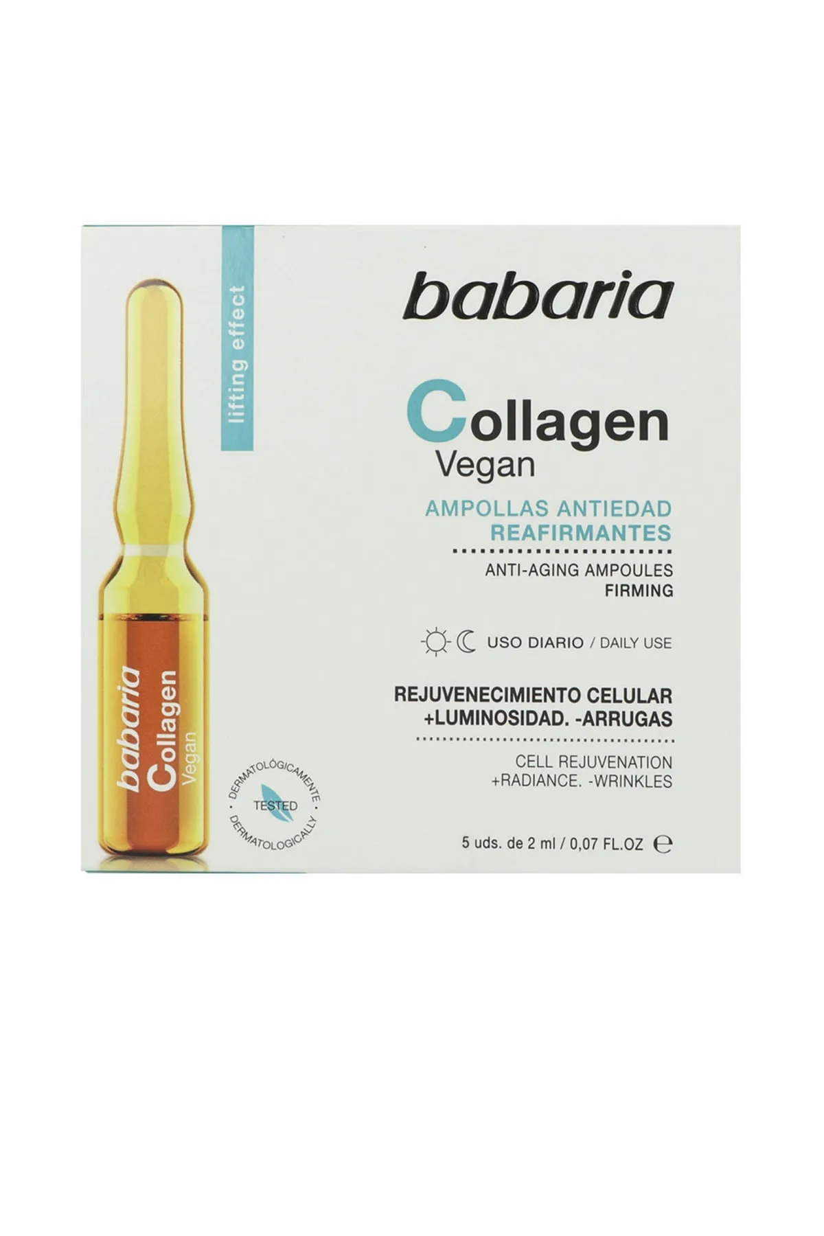 Babaria  Vegan Collagen Intensiv Straffende Ampullen 5 X Babaria 2 ml