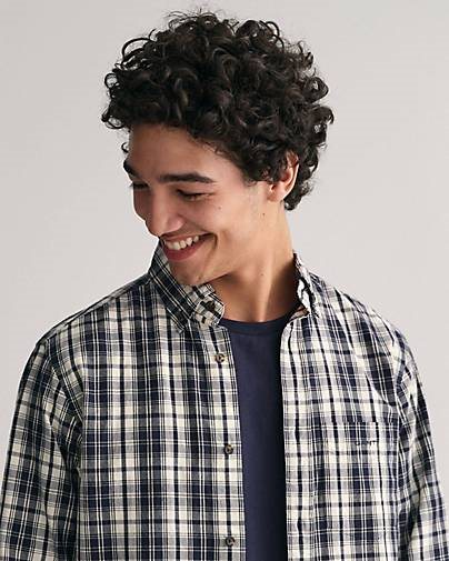 GANT Herren Hemd ARCHIVE POPLIN PLAID SHIRT Regular Fit