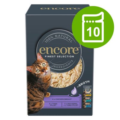 Encore Cat Pouch in Brühe 10 x 50 g
