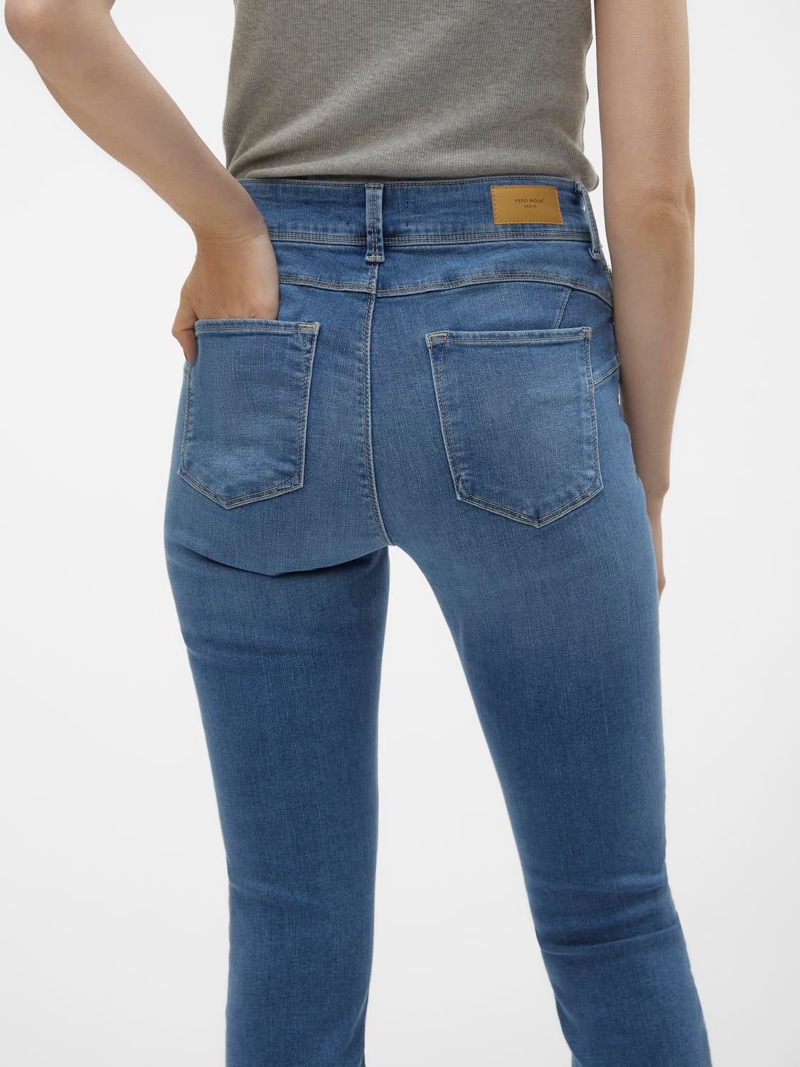 VMEMBRACE Mid Rise Skinny Fit Jeans