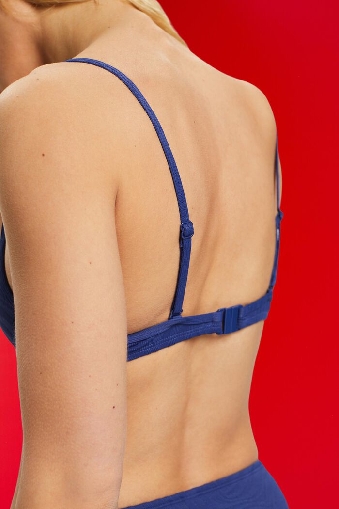 Lagoon Beach wattierter, bügelloser Plunge-Bikini