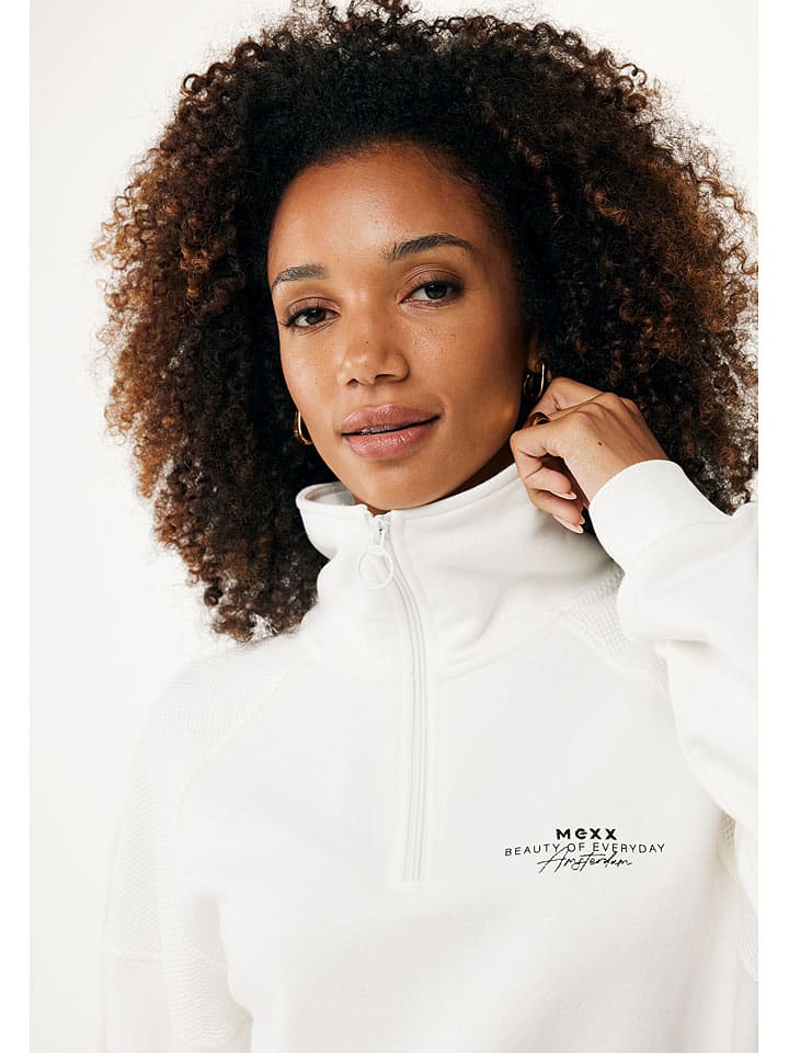 Mexx Sweatshirt in Weiß günstig kaufen