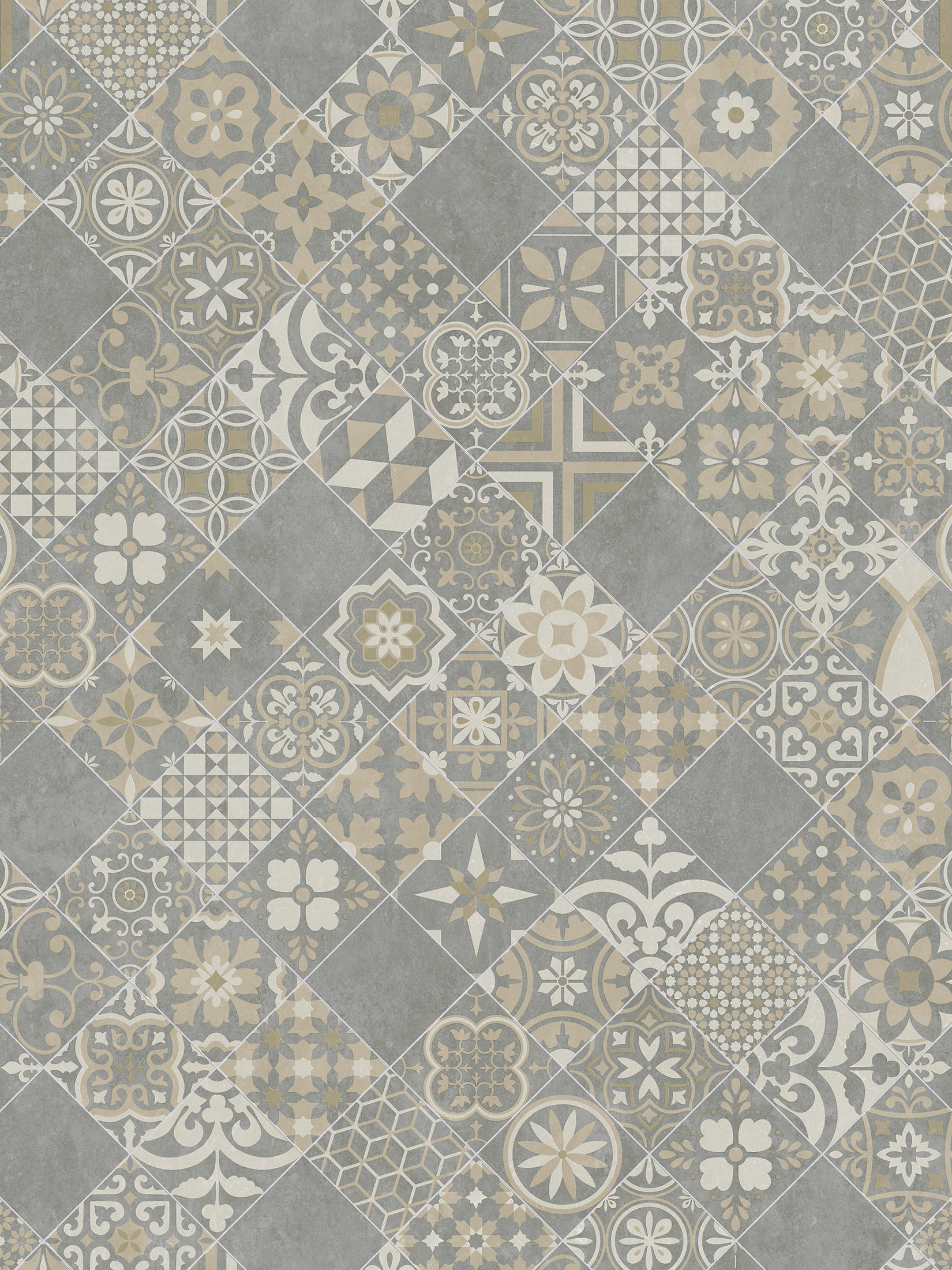Almeria Vinyl-Rollenware, Grey 170M