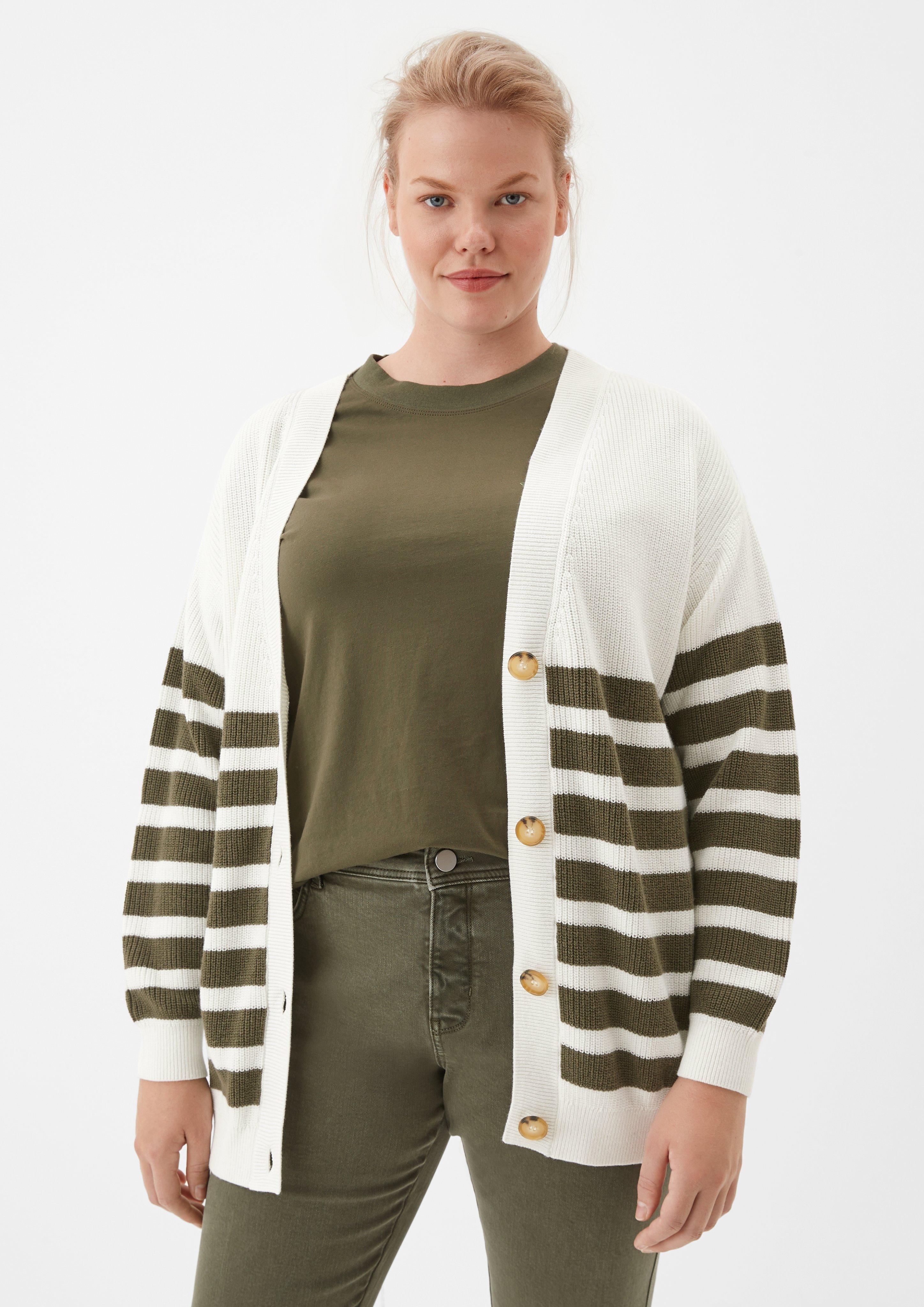 Cardigan mit Streifen  2122005-02G3