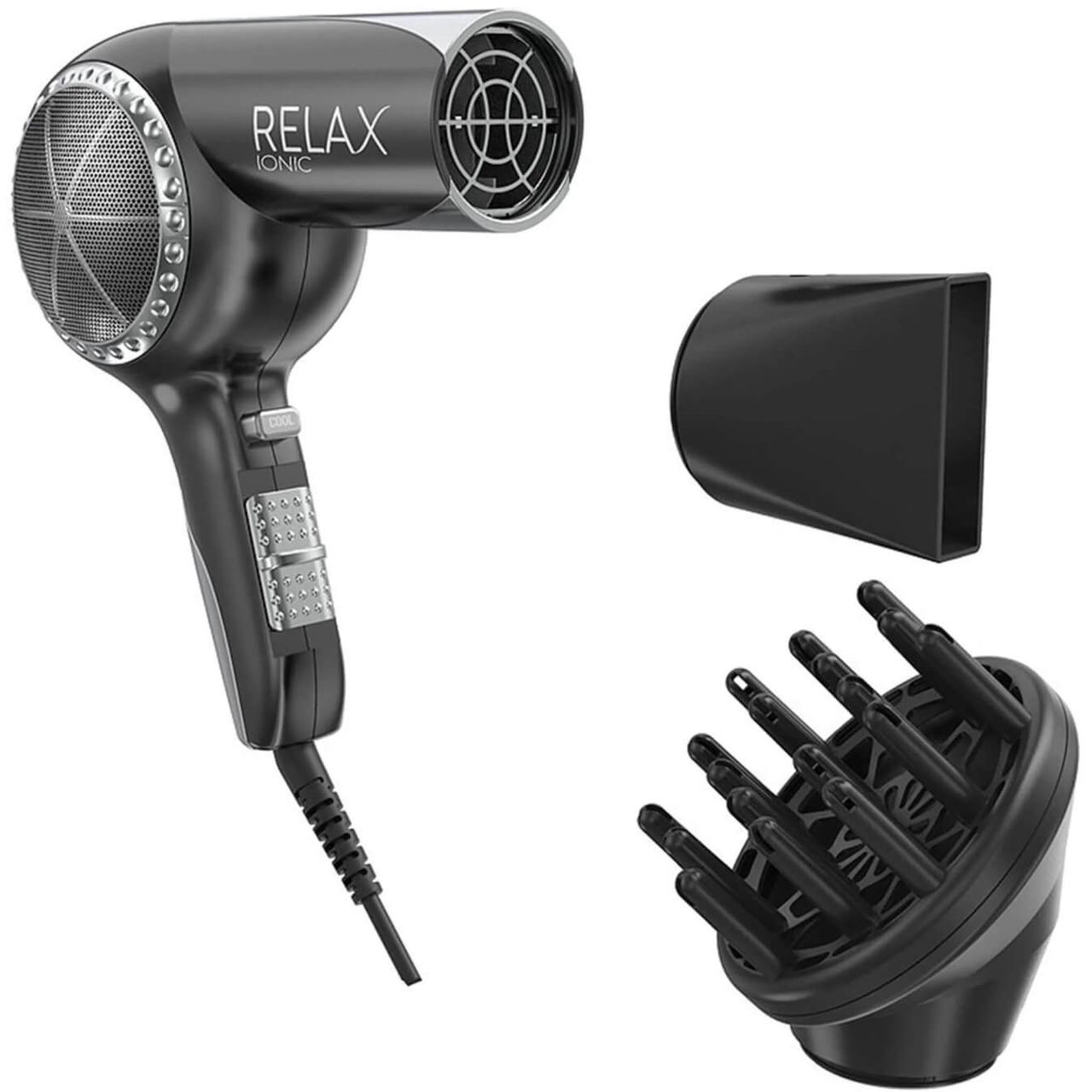 RELAX IONIC Super Silent Haartrockner Föhn mit Ionen Technologie mit 900 Watt