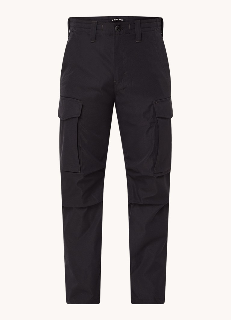 Pantaloni cargo cu croială dreaptă și buzunare cu clapă G-Star RAW