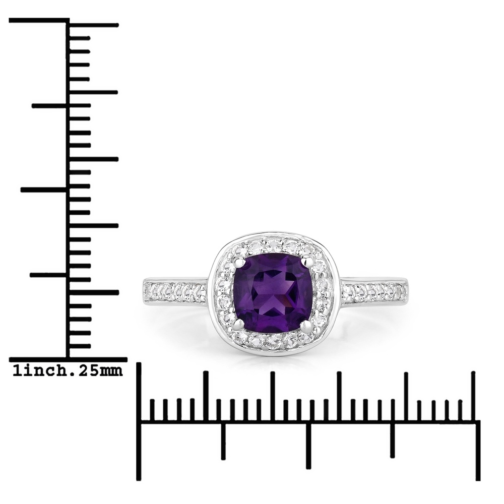 Rafaela Donata Bague Argent sterling Améthyste en Argent Bague
