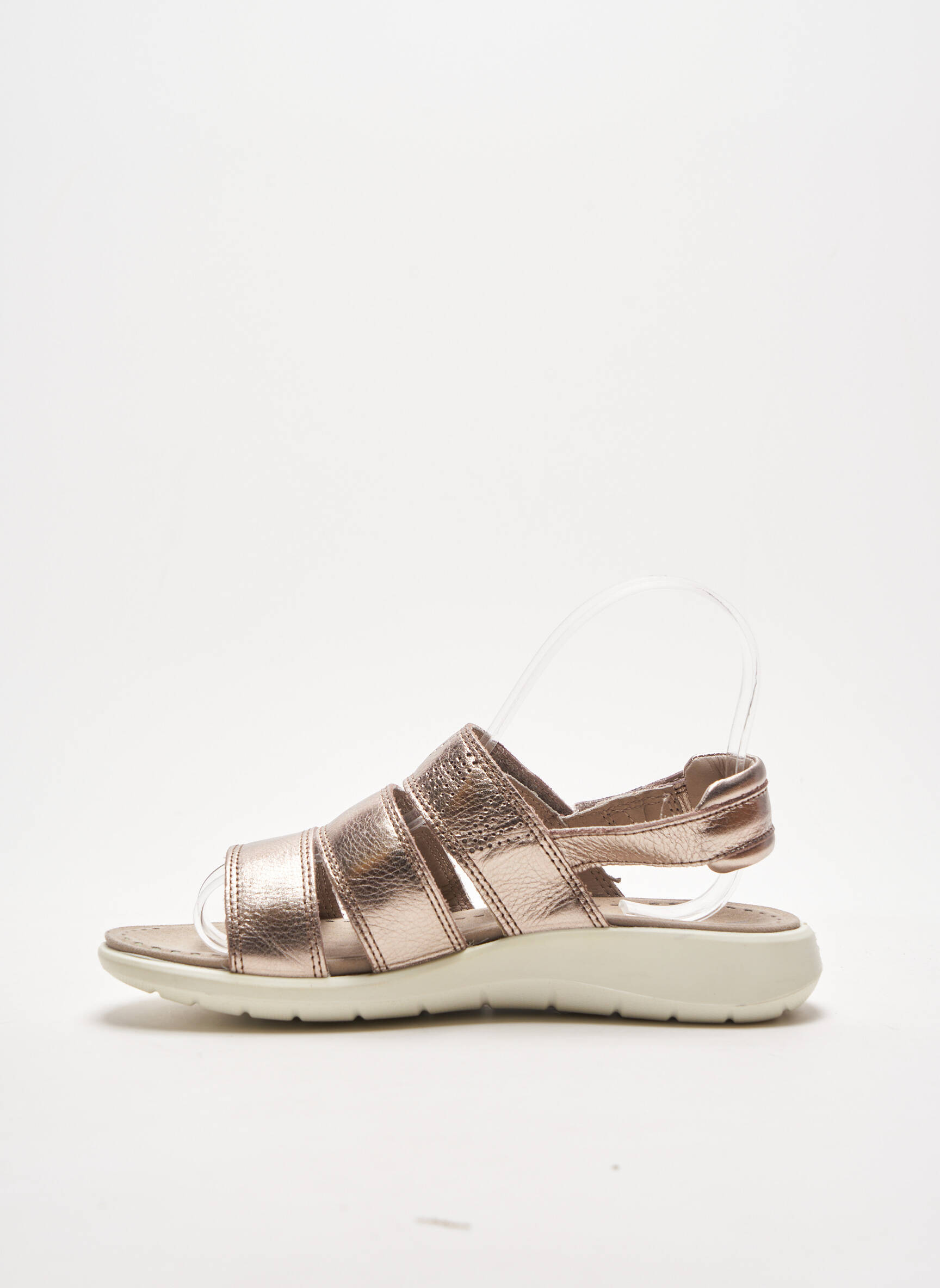 Ecco Sandales Nu Pieds Femme couleur beige