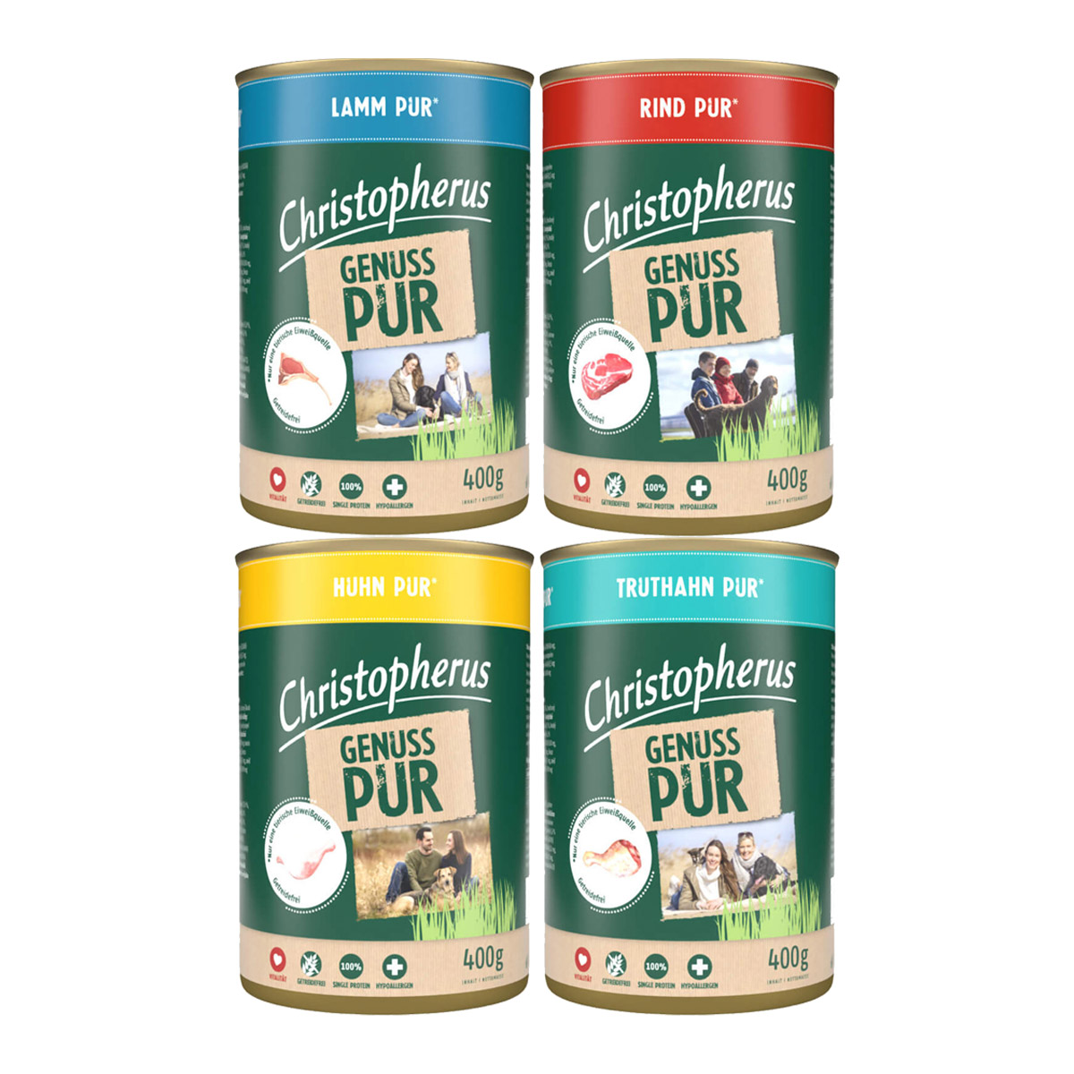 Christopherus Pur Mixpaket 12x400g günstig kaufen bei ZooRoyal