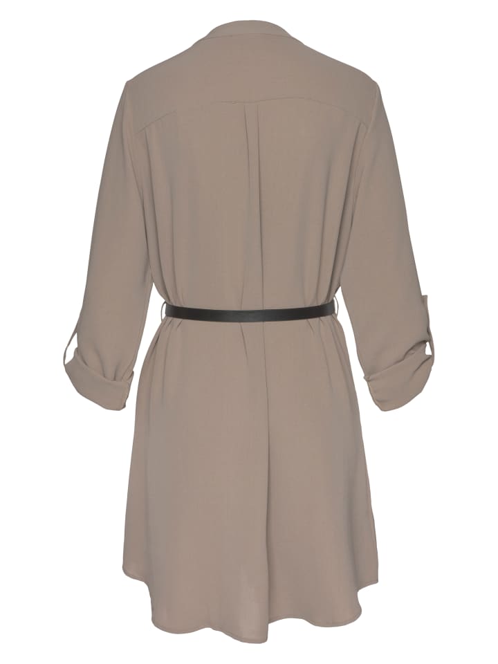 LASCANA Longbluse in taupe günstig kaufen