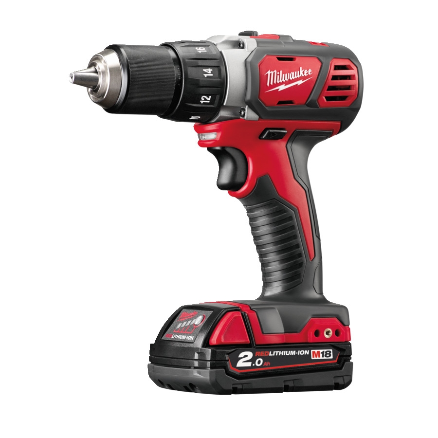 Milwaukee 4933443555 M18 BDD-202C Akku Kompaktboremaskin 18V 2,0Ah Li-Ion