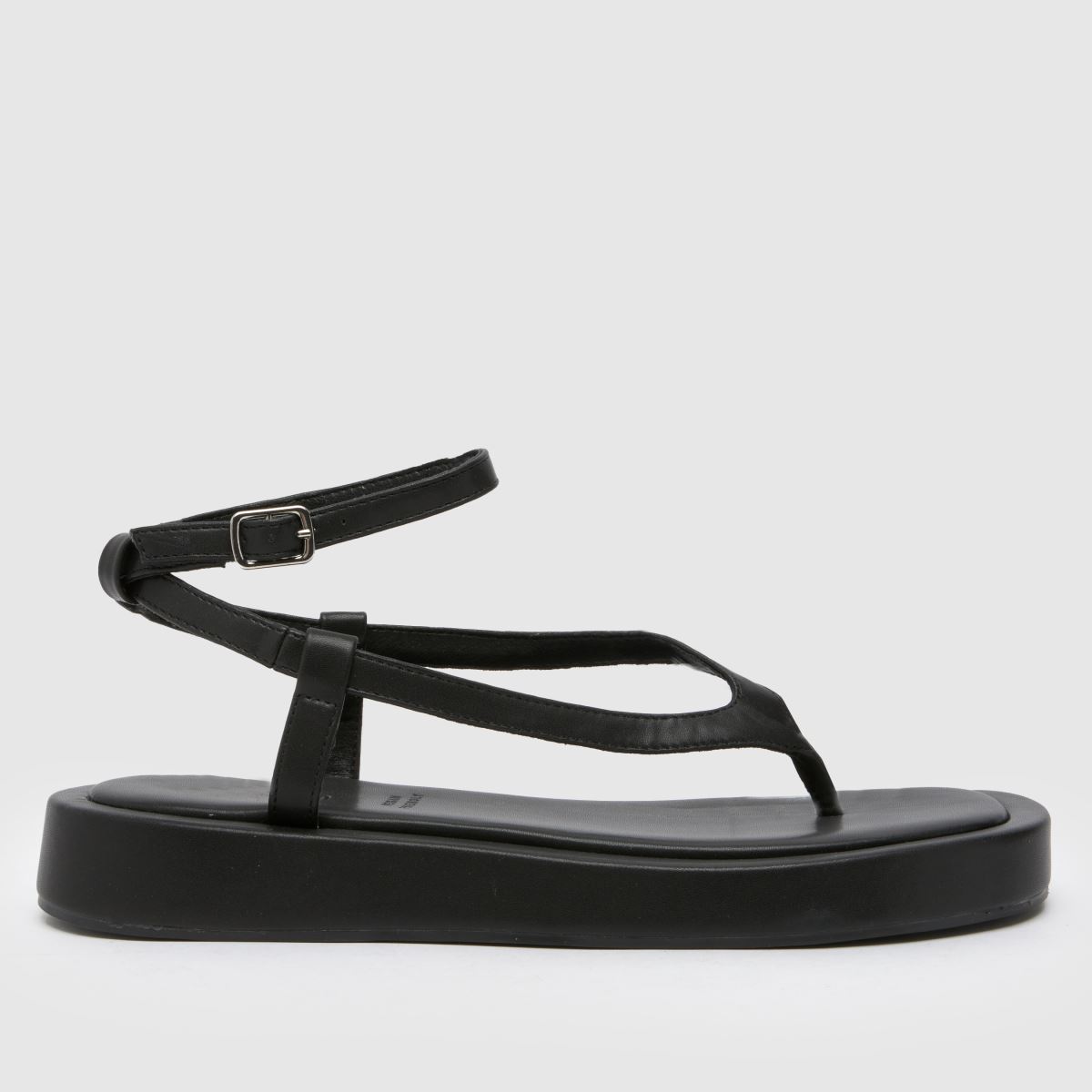 Torin – Svarta sandaler med tårem och ankelrem