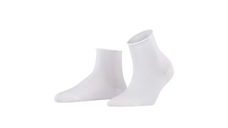 FALKE Damen Socken mit Rollrand Cotton Touch white
