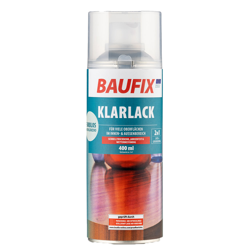 Baufix Klarlack Spray seidenmatt