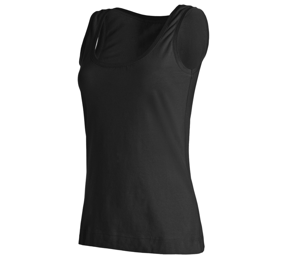 e.s. Tank-Top cotton stretch, Damen