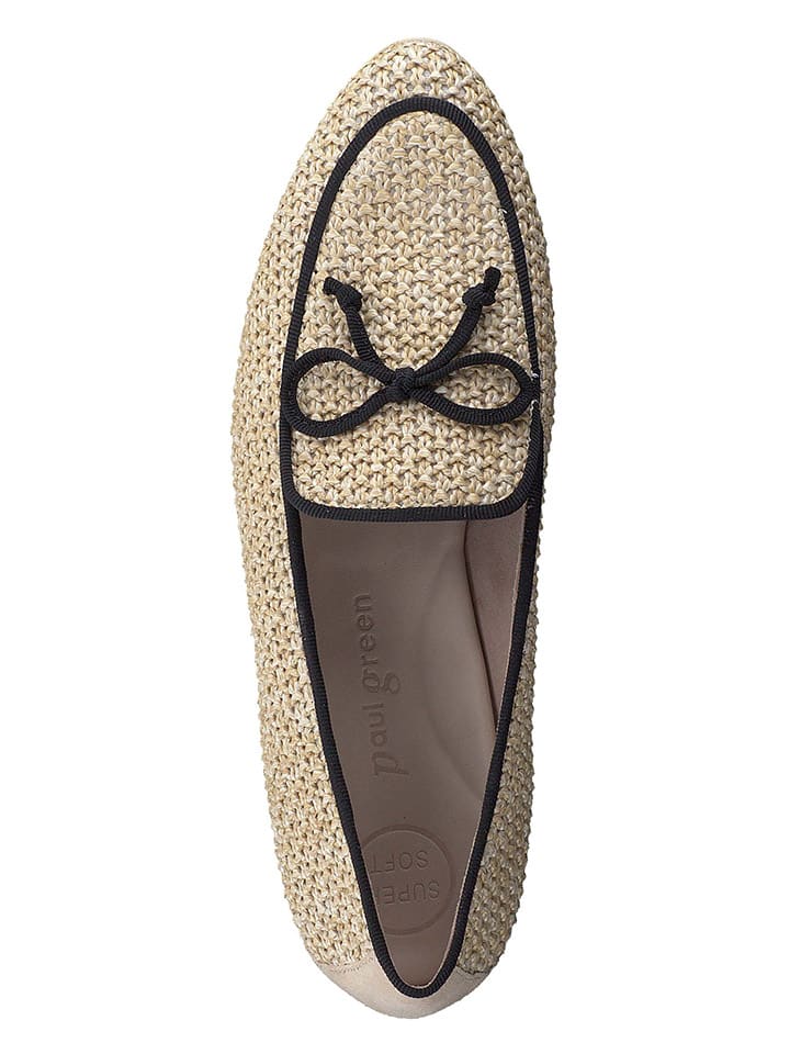 Paul Green Slipper  in Beige/ Schwarz günstig kaufen