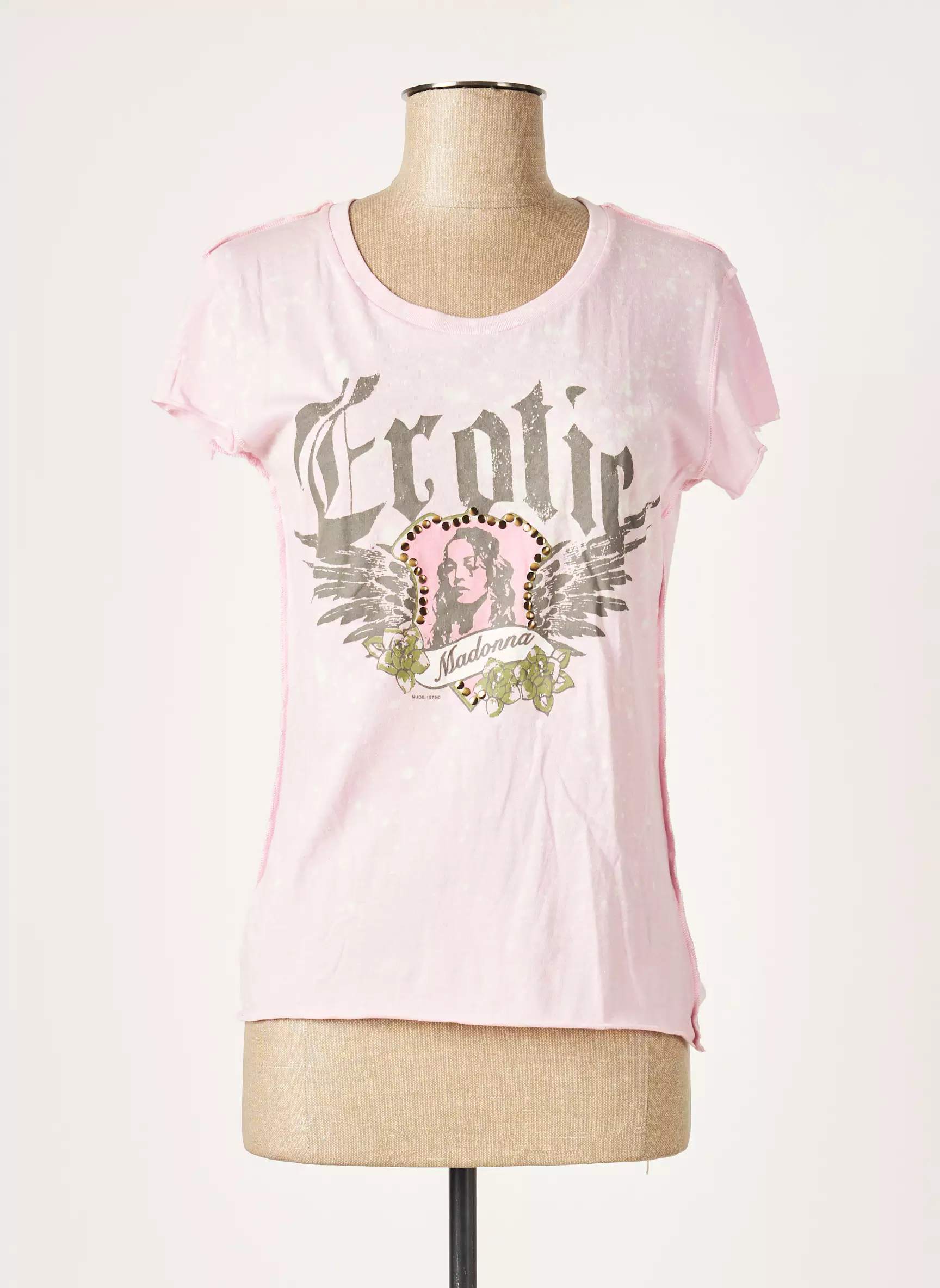 Madonna Tshirts Femme couleur rose