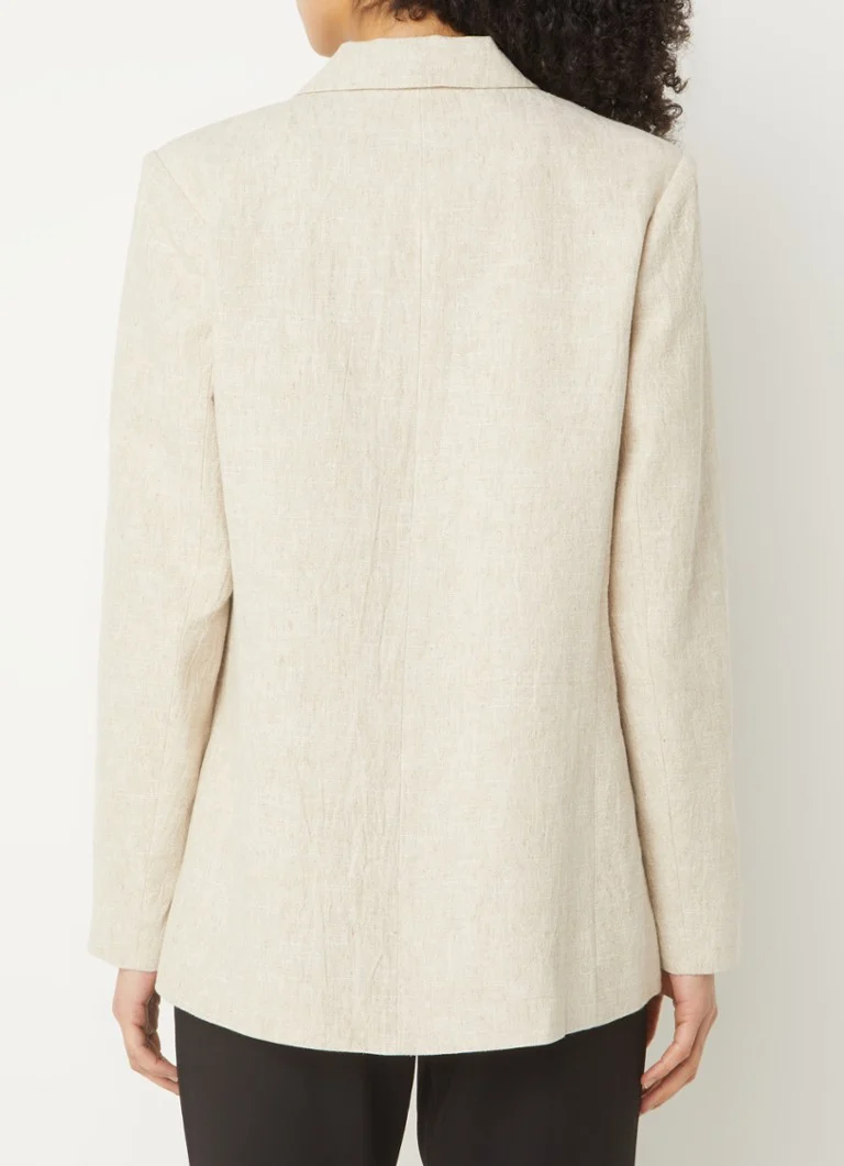 Neo Noir Jarmon longline blazer with flap pockets