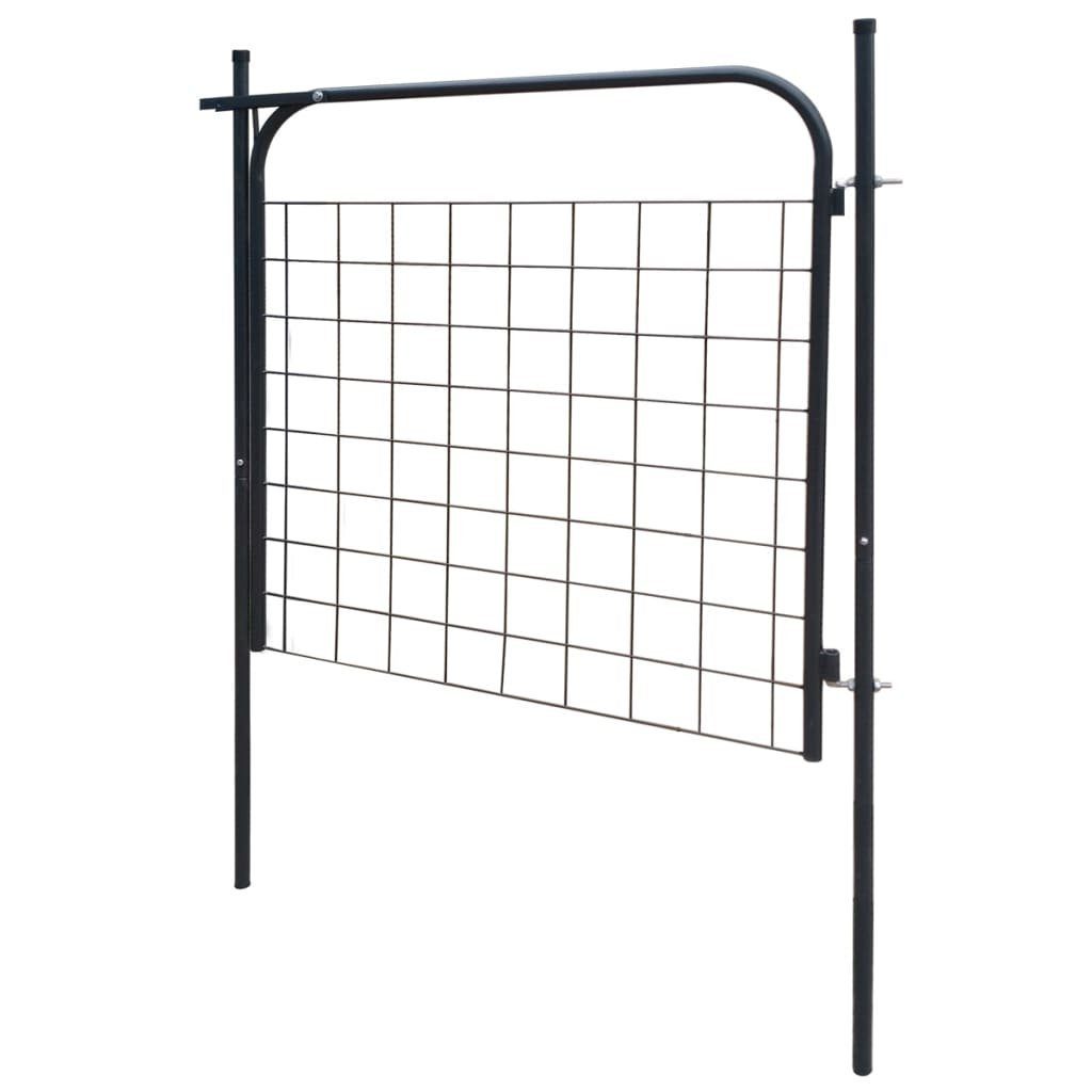 vidaXL Gartentor Gartenzauntor 100 x 100 cm Anthrazit