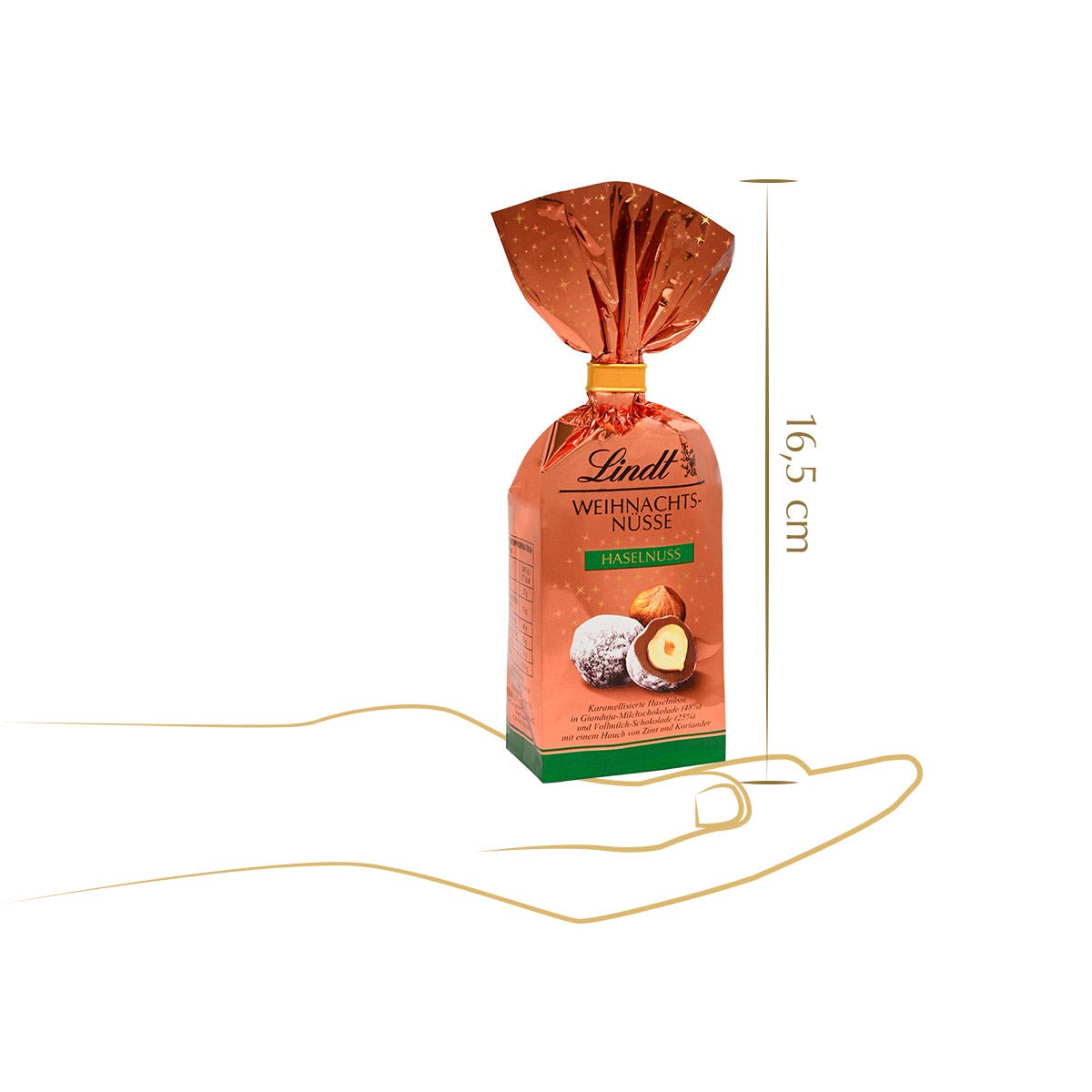 Weihnachts-Haselnuss, 100g