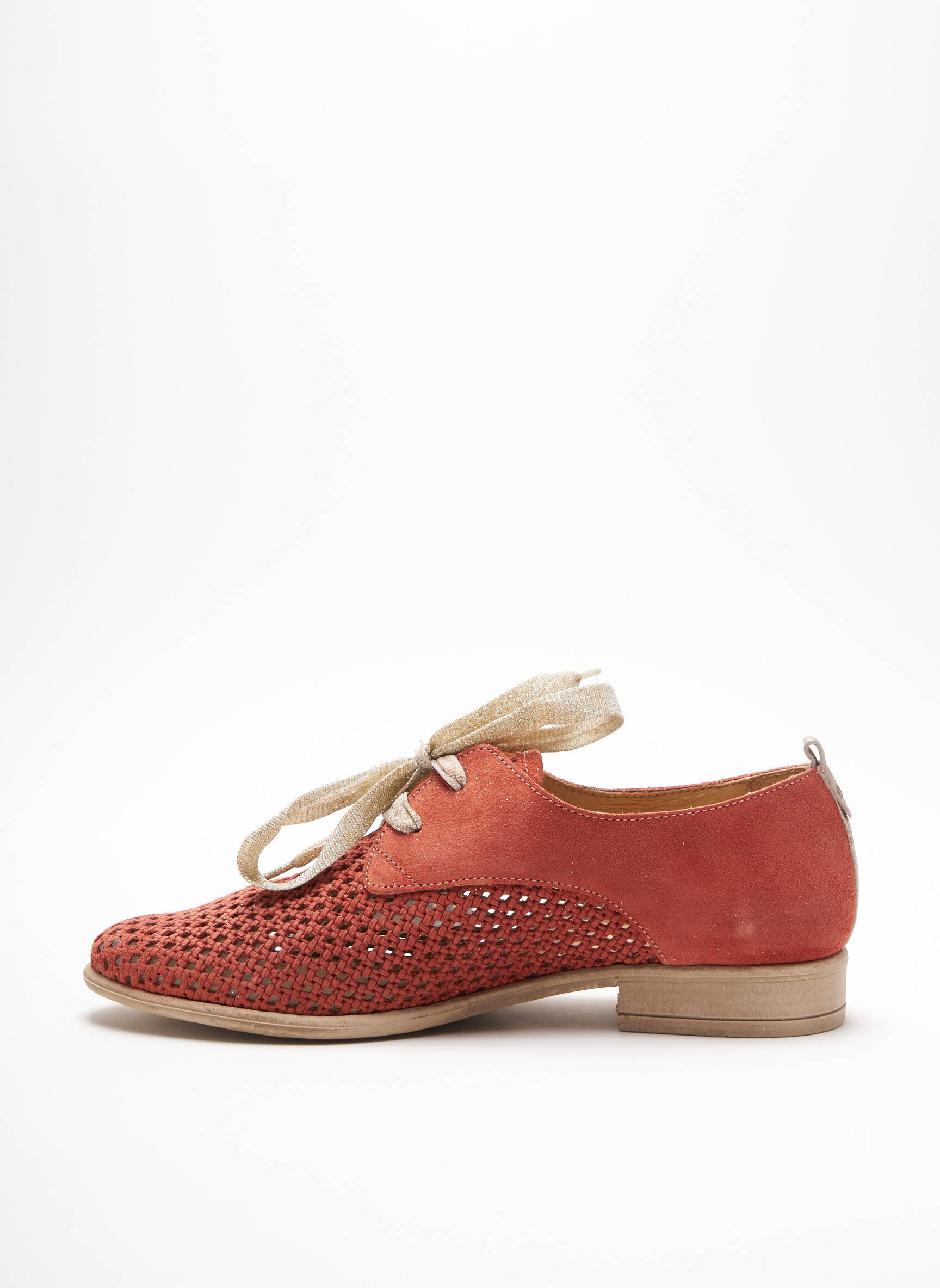 Mkd Derby Femme couleur orange