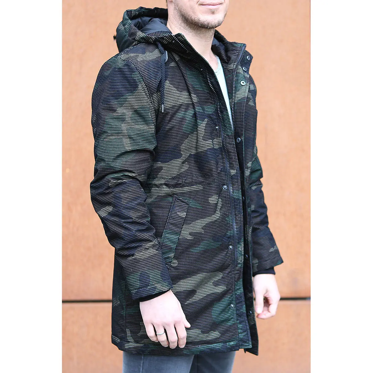 Brandit Grid Tarnparka woodland