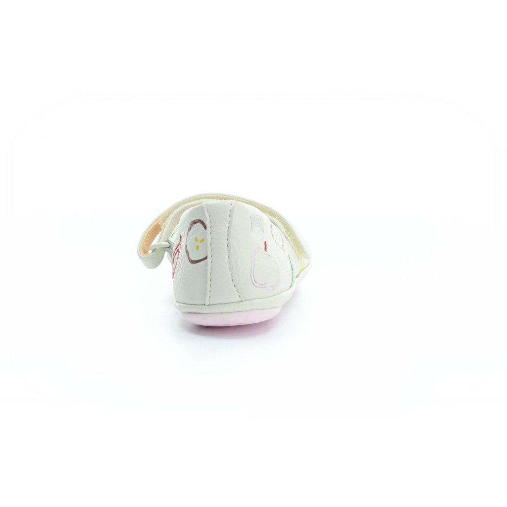 Camper White Sella Houston Fruit Ballerinas (K80486-001) K