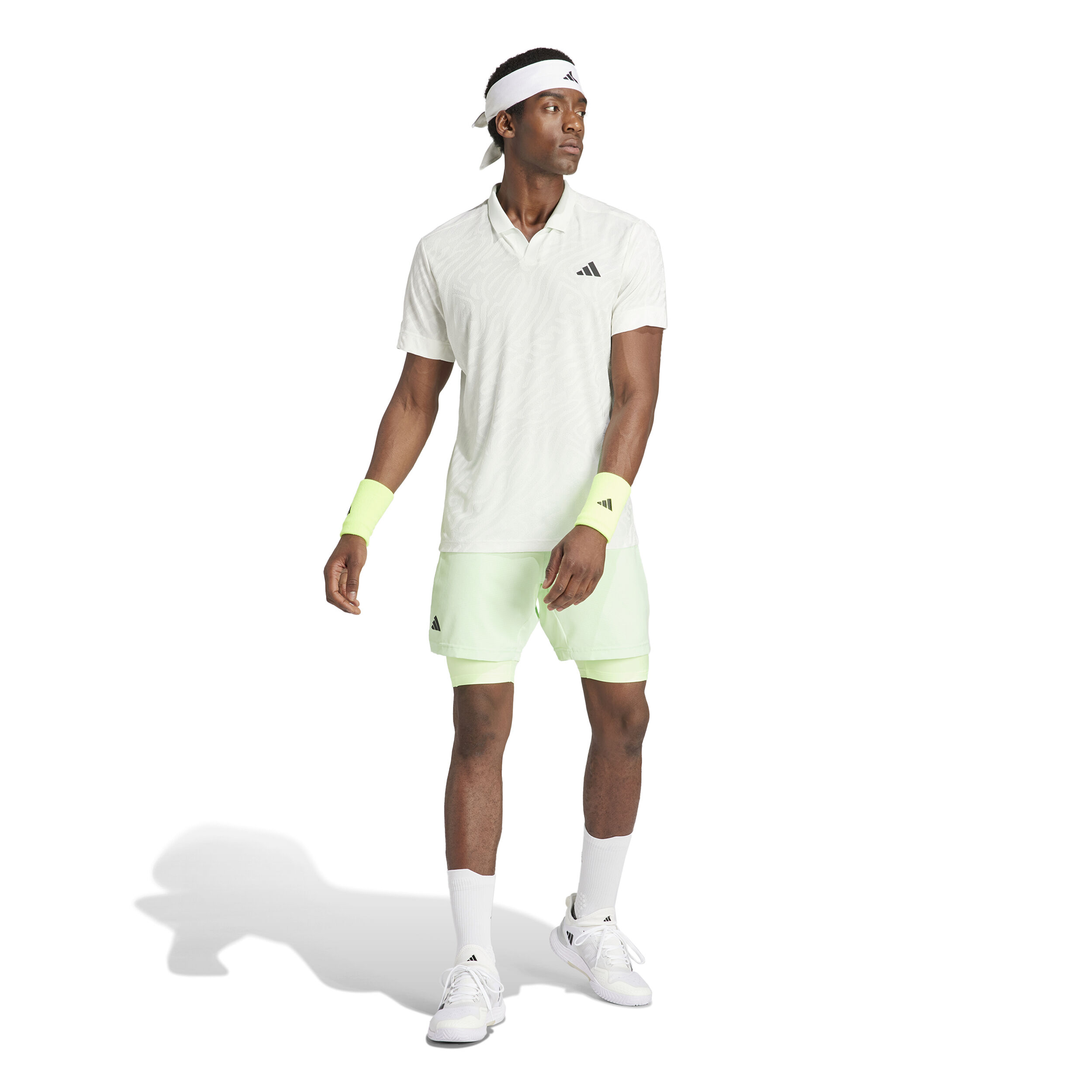 Set With Tight Shorts Herren - Hellgrün