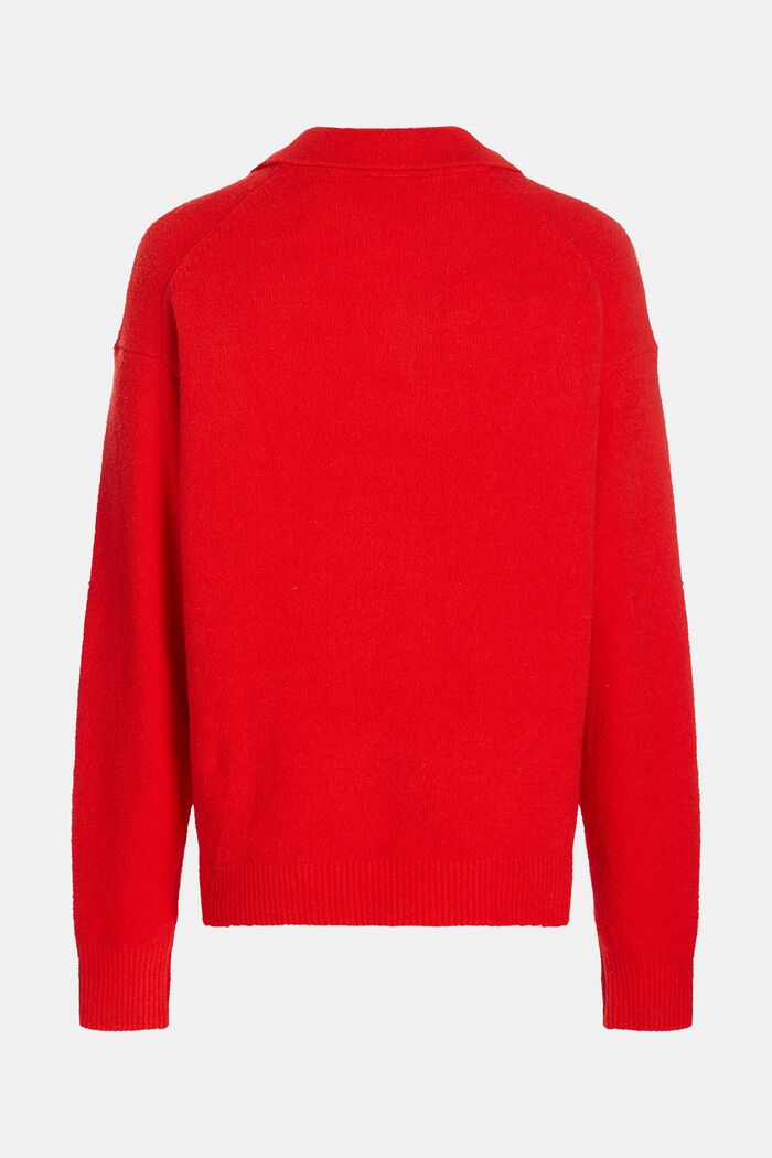 Pullover mit Polo-Kragen