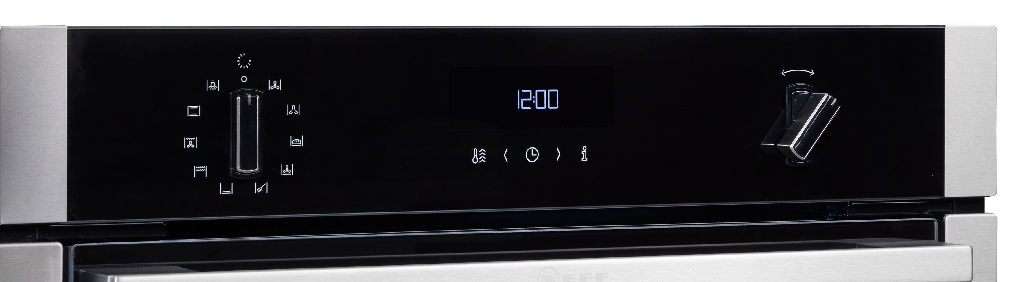 NEFF Einbaubackofen N 50 B6ACH7AN0, mit Hide®, Pyrolyse, EasyClean, CircoTherm®-Heißluft