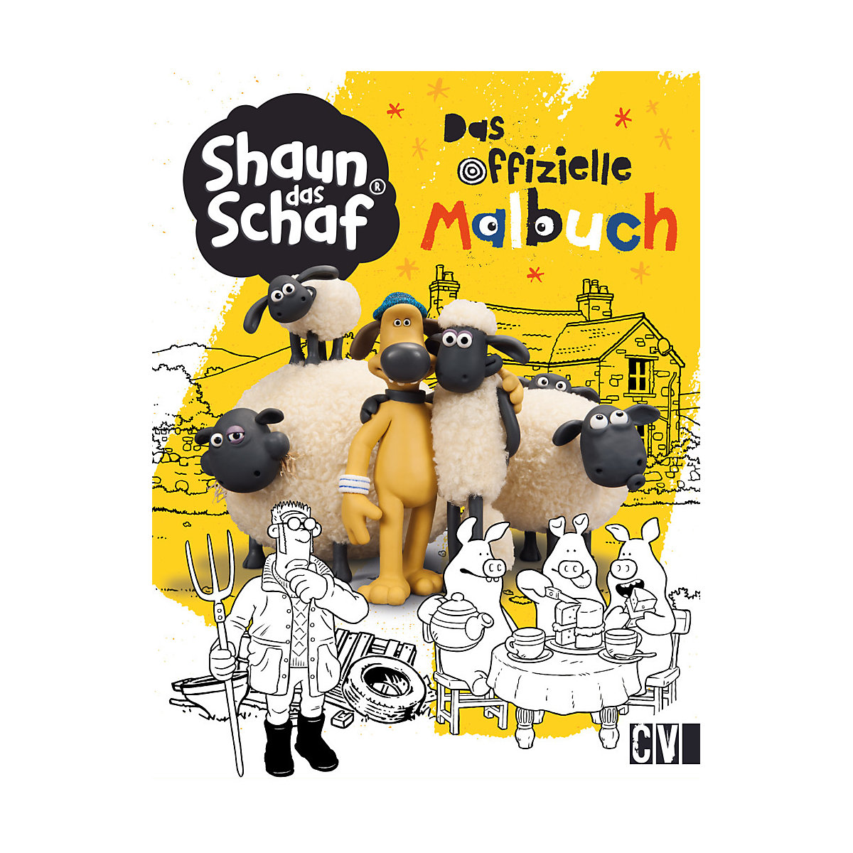 Shaun das Schaf Das offizielle Malbuch