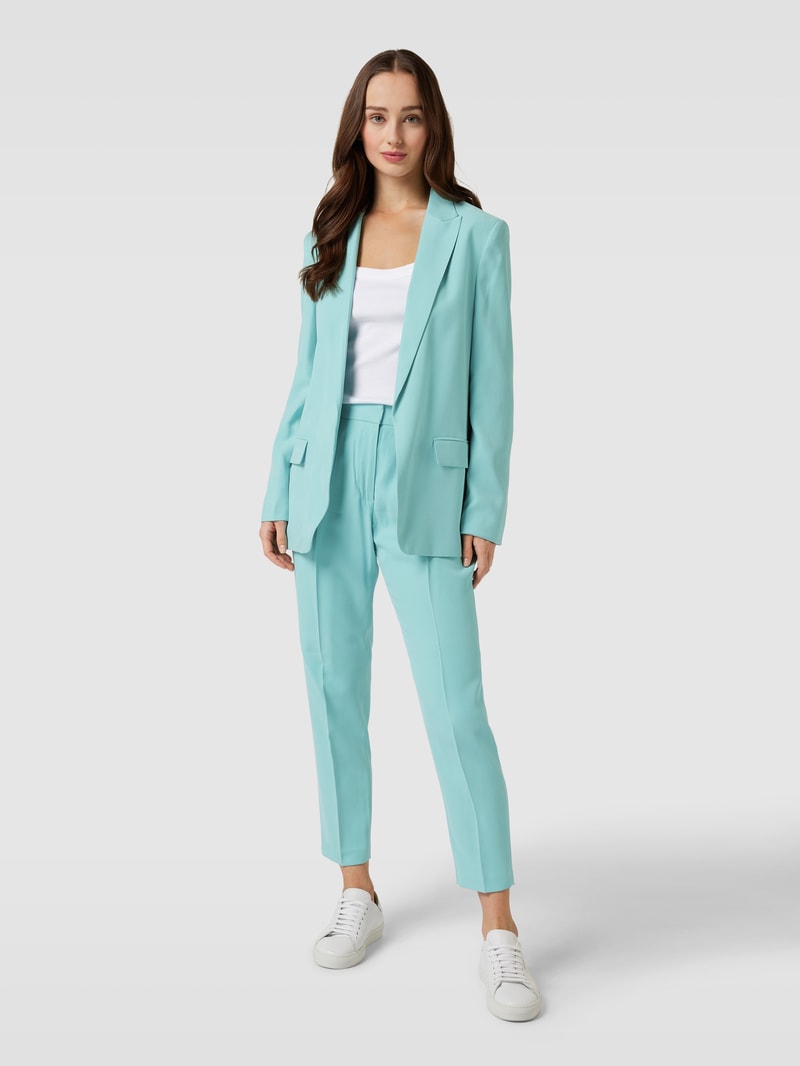 Blazer mit Pattentaschen in lagune
