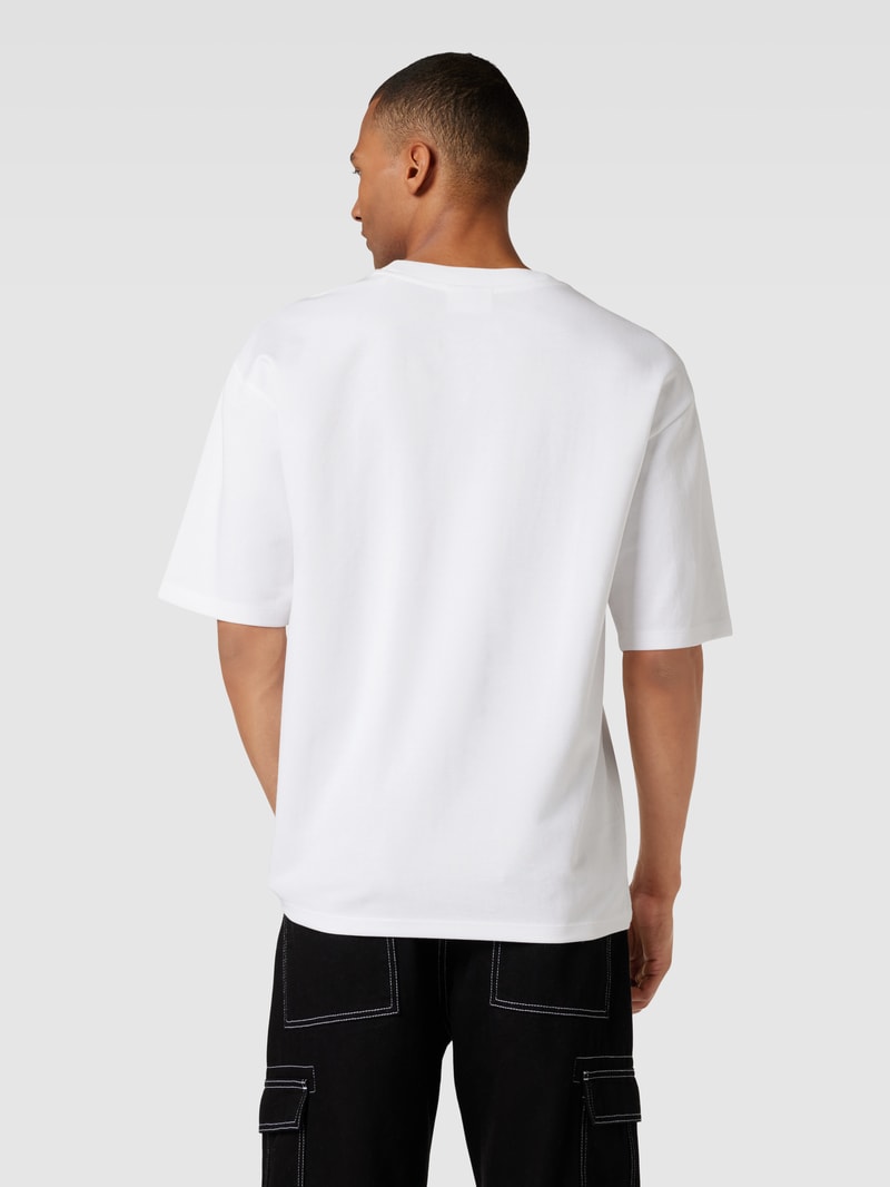 T-Shirt mit Rundhalsausschnitt in weiß