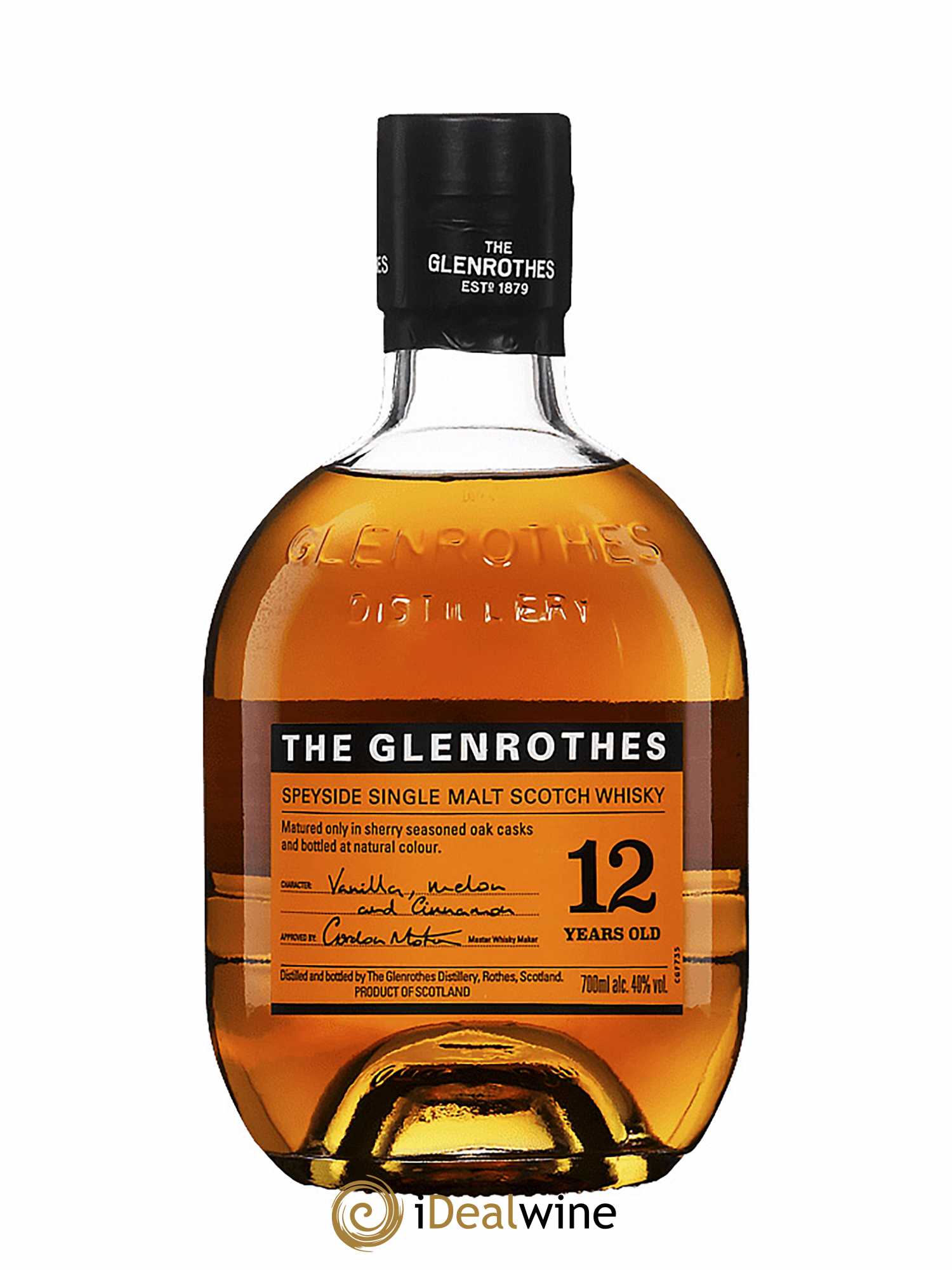 Whisky Glenrothes 12 years old (70cl)  - Lot de 1 Bouteille