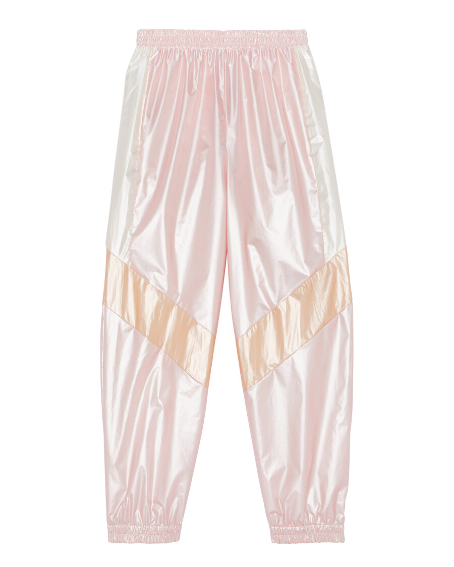 Sporthose in Metallic-Optik