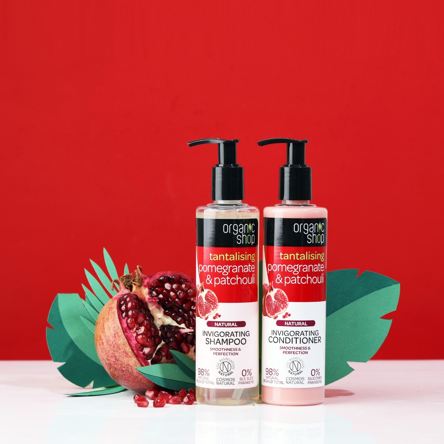 Organic Shop Élénkítő Gránátalma és Pacsuli balzsam