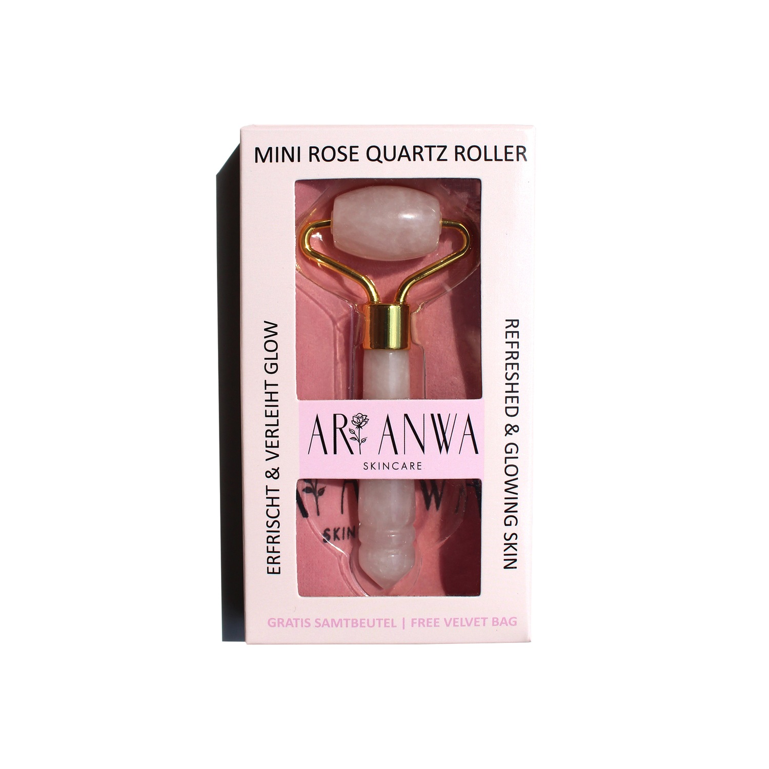Mini Rosenquarz Roller