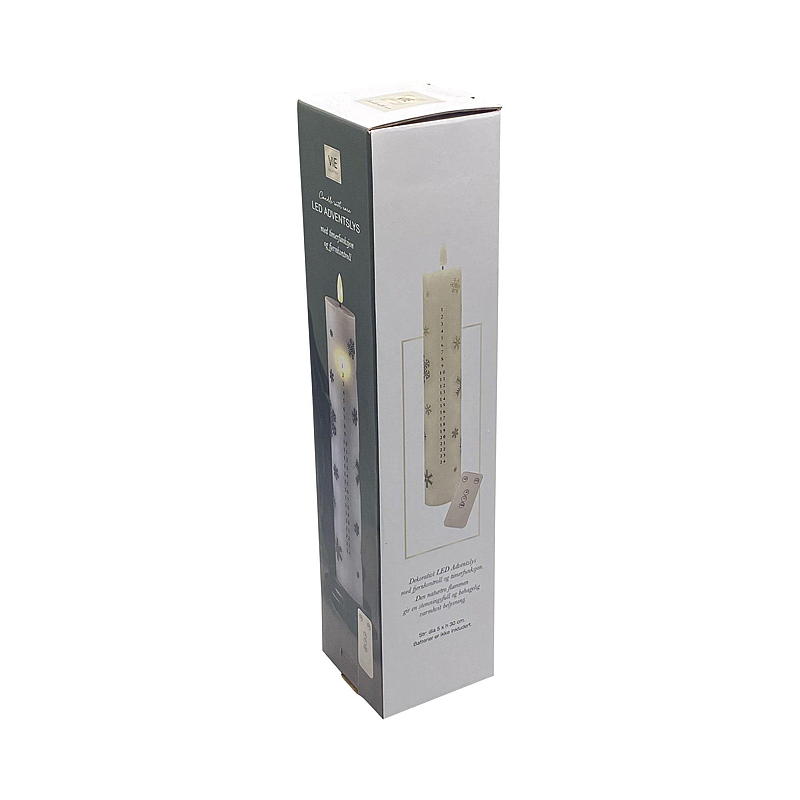 Vie Selected Adventslys 1-24 5x30 cm LED m/fjernkontroll
