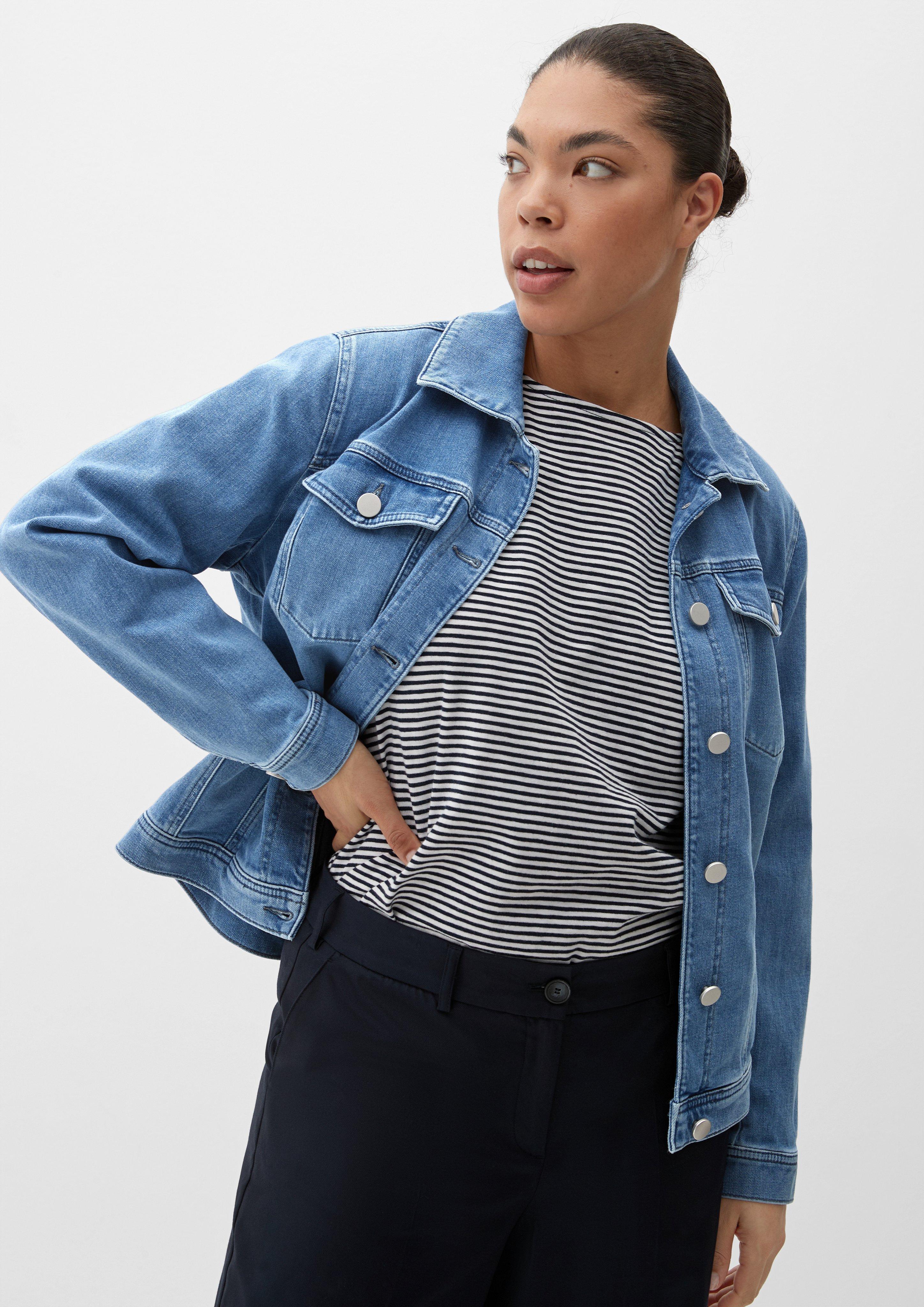 Jeansjacke mit Waschung  2129010-57Z4