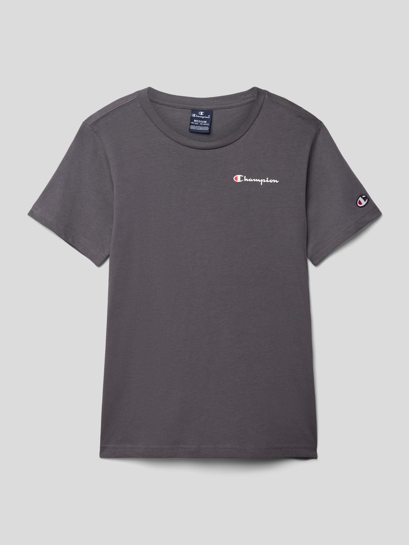T-Shirt mit Logo-Print in graphit