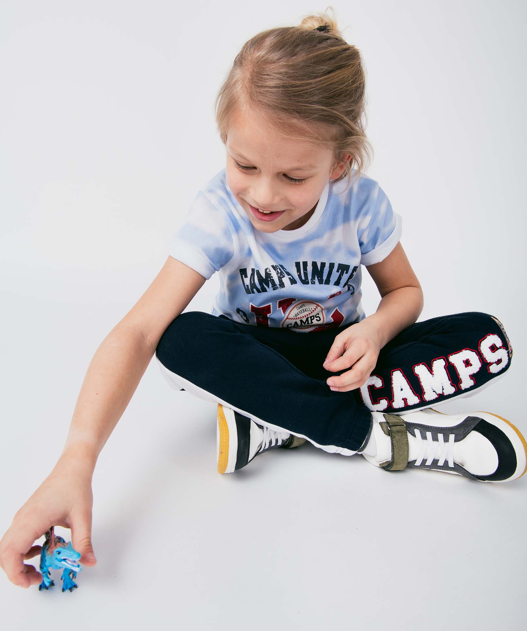 Tee-shirt Garçon à manches courtes avec motif XL - Camps U... bleu | GEMO