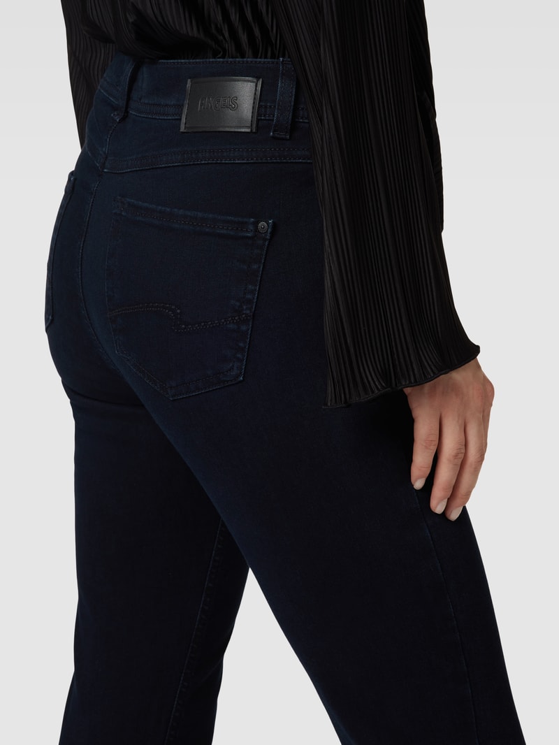 Jeans im 5-Pocket-Design Modell 'Ornella' in marineblau