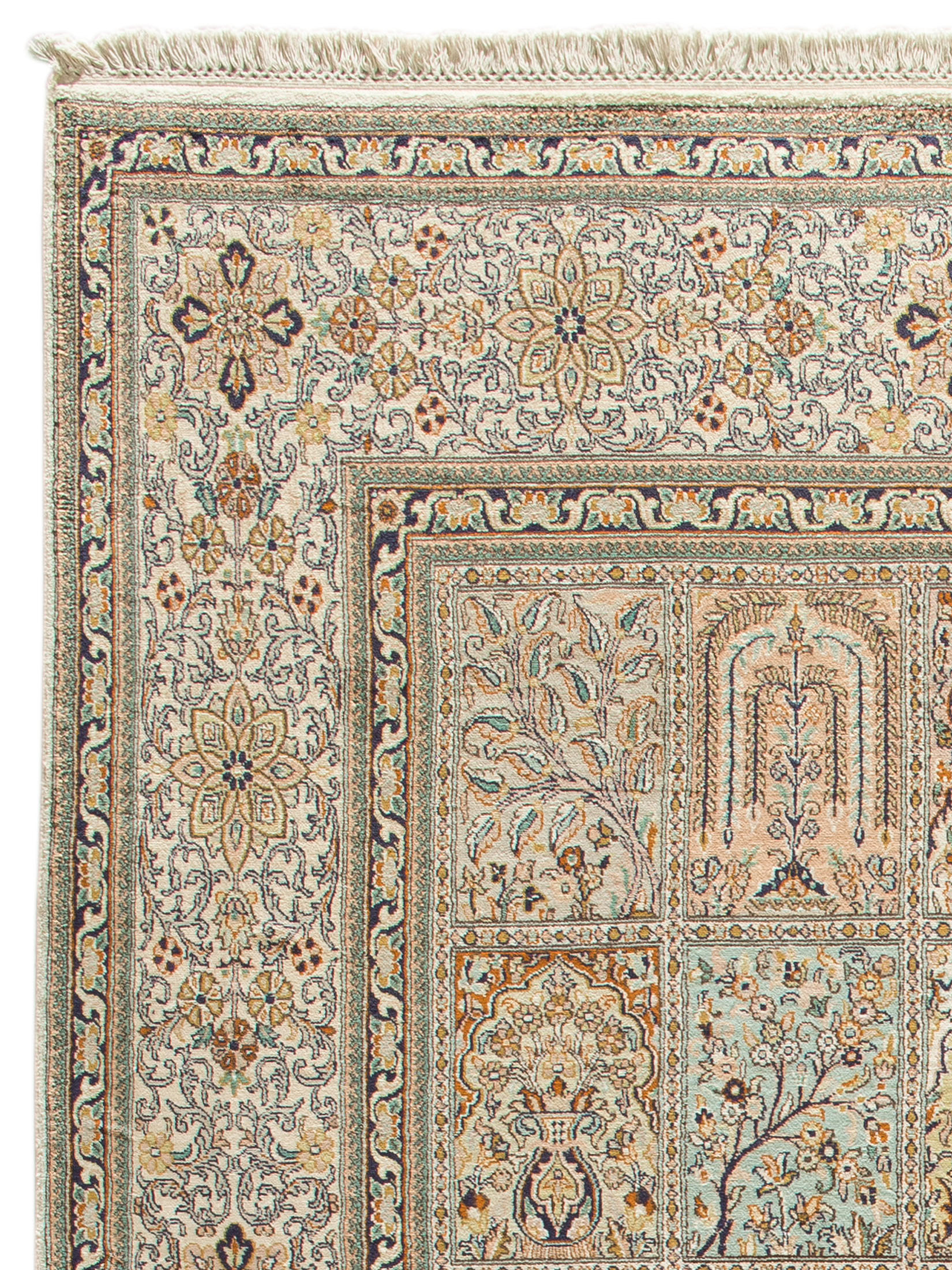 Kaschmir Seide 18/18 ca. 243 x 304 cm, Unikat / Einzelstück