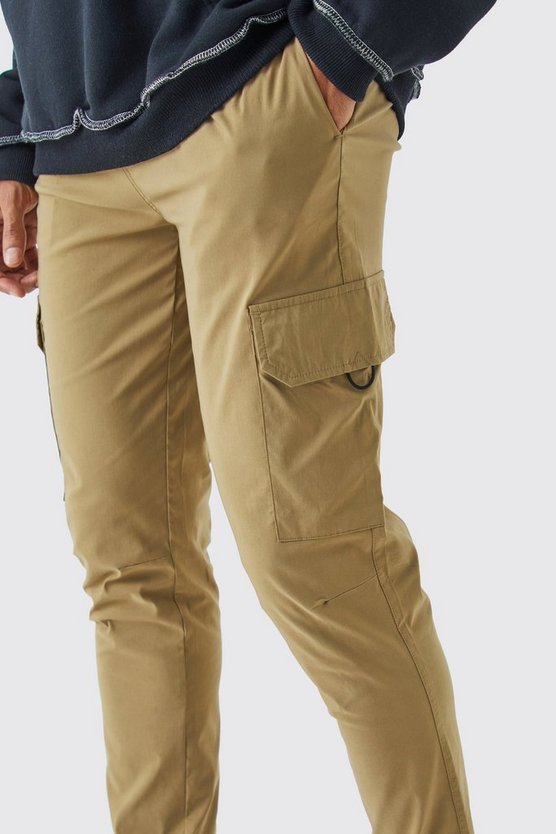 Elastische leichte Stretch Skinny Cargo-Hose