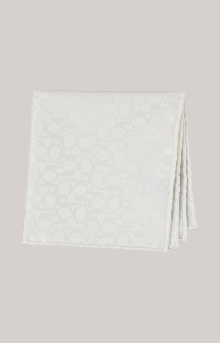 Einstecktuch in Offwhite