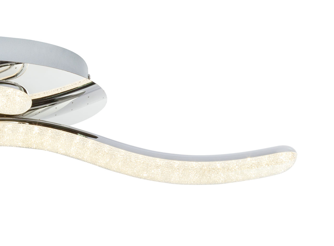 Globo Lighting - NABRO - Deckenleuchte Metall verchromt, LED