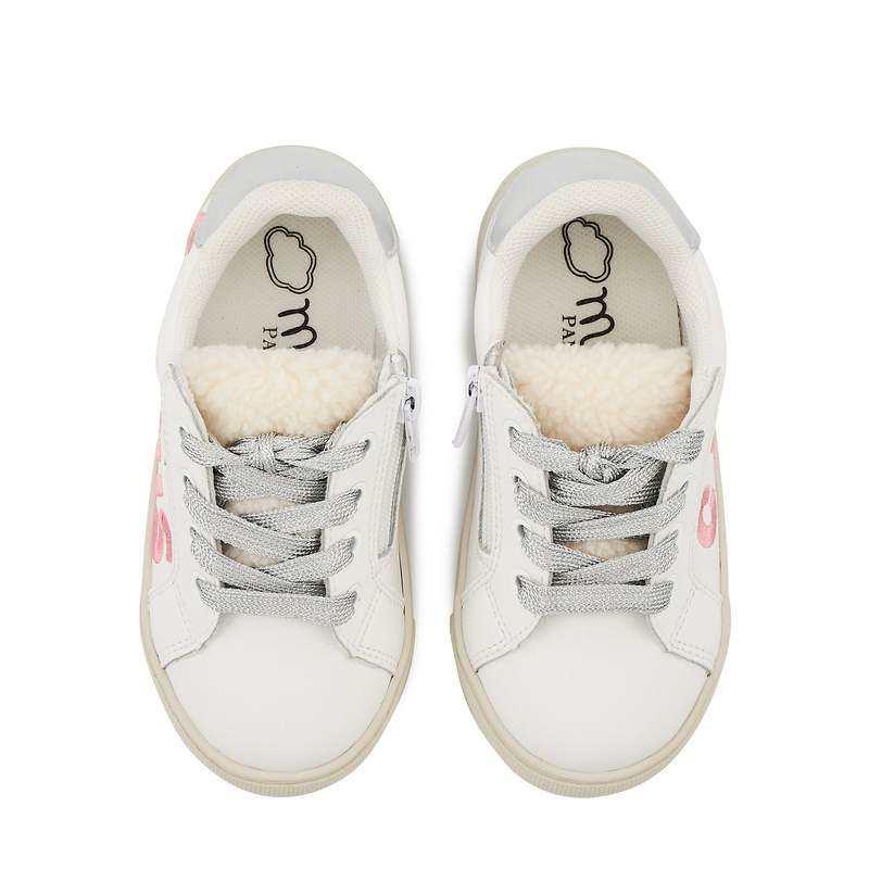 Baskets en cuir Mini Simone bisous câlin