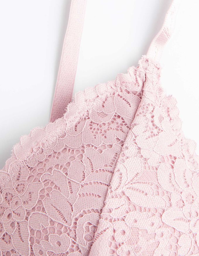 Bustier - Spitzenbesatz