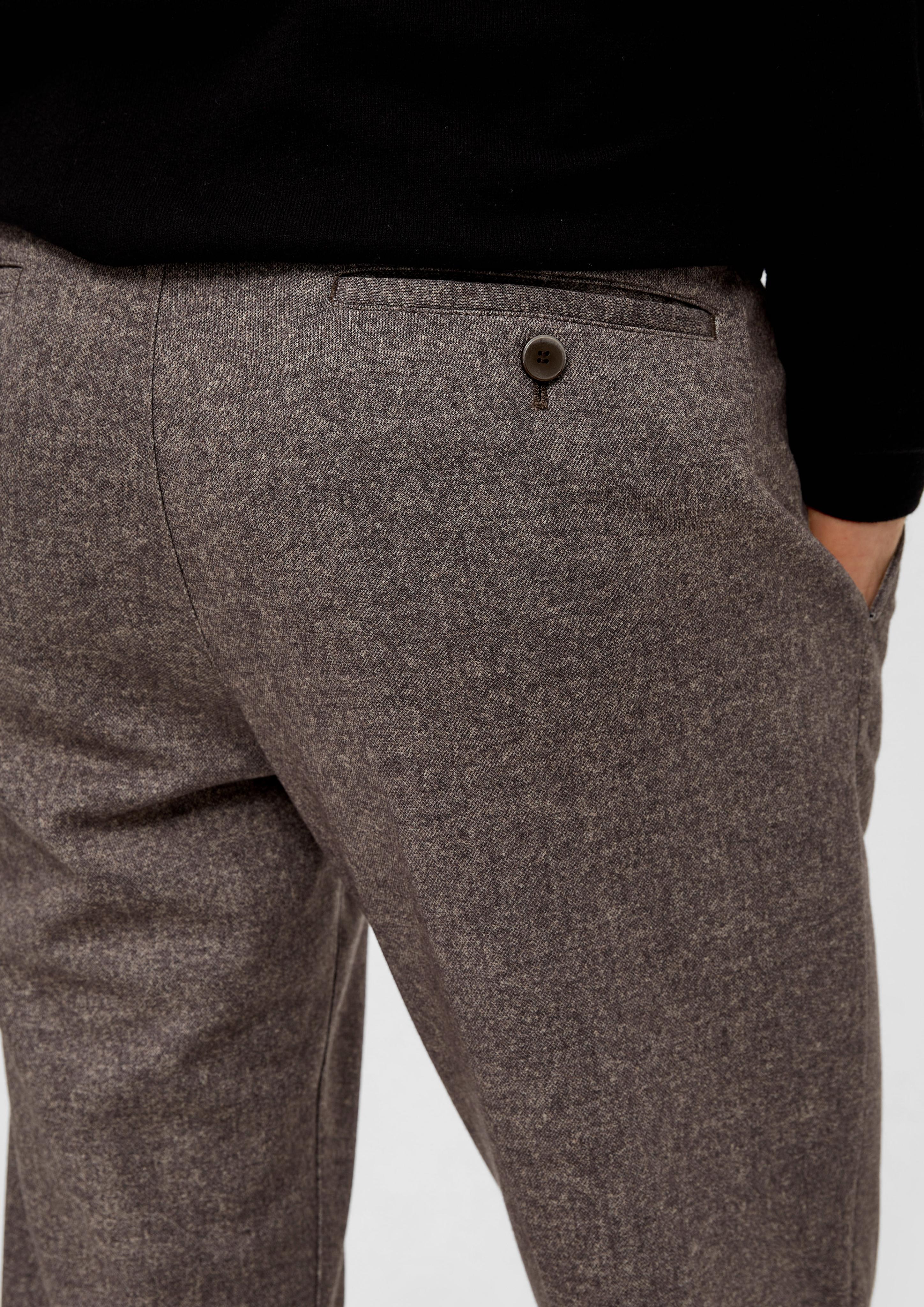 Slim: Jogpants aus Jersey in Tweed-Optik  2136261-85A7
