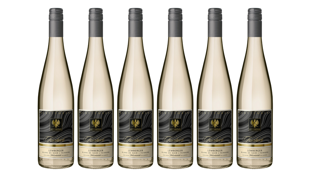 Württembergische WZG Heilbronner Lemberger Blanc De Noir Qualitätswein feinherb 0,75l 6er Karton